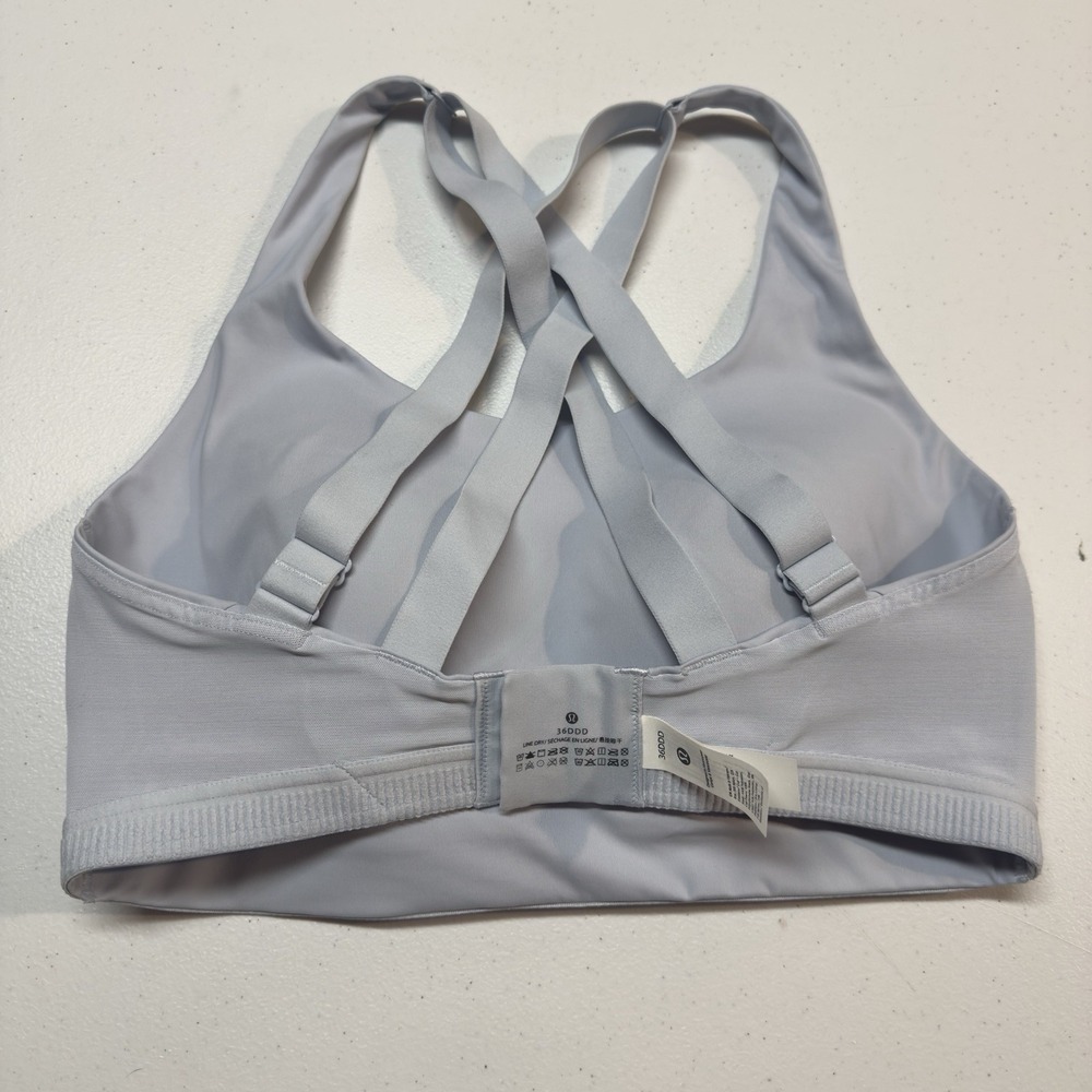 Lululemon Energy Bra High Support, Size 36 DDD Grey - Picture 4 of 9